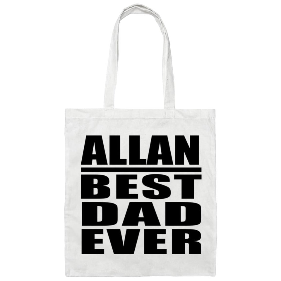 Allan Best Dad Ever - Tote Bag White