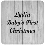 Lydia Baby's First Christmas - Drink Coaster F