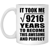 96th Birthday Took Square Root of 9216 Years To Awesome - 11oz Coffee Mug