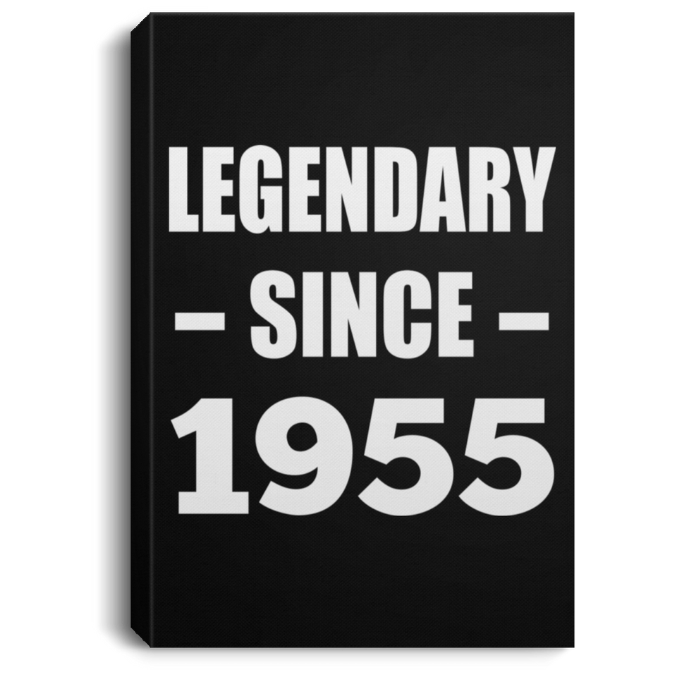 69th Birthday Legendary Since 1955 - Canvas Portrait