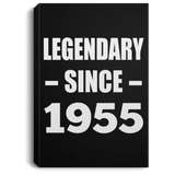 69th Birthday Legendary Since 1955 - Canvas Portrait