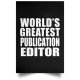 World's Greatest Publication Editor - Poster Portrait