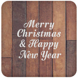 Merry Christmas & Happy New Year - Drink Coaster E