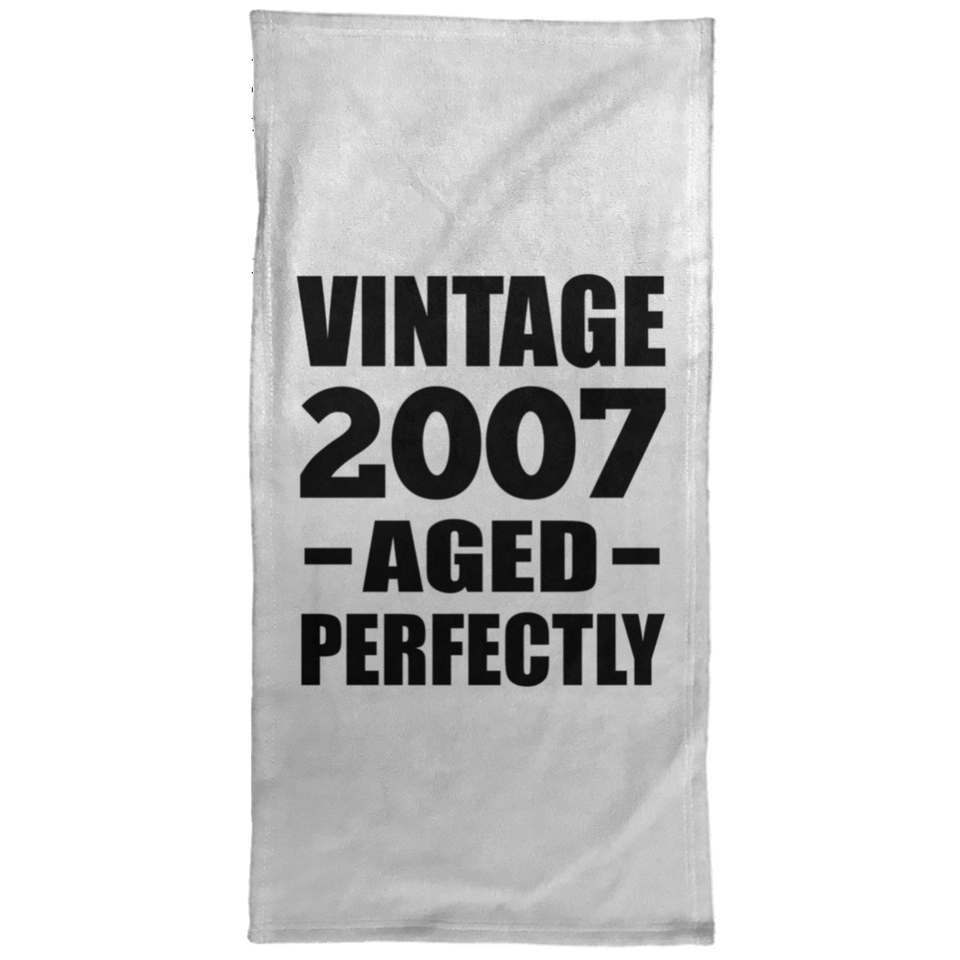 17th Birthday Vintage 2007 Aged Perfectly - Hand Towel