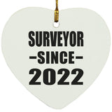 Surveyor Since 2022 - Heart Ornament