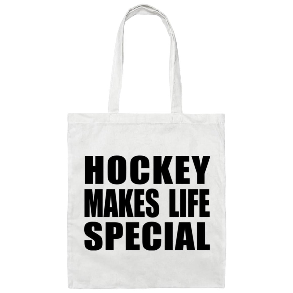 Hockey Makes Life Special - Tote Bag White