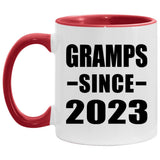Gramps Since 2023 - 11oz Accent Mug Red