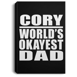 Cory World's Okayest Dad - Canvas Portrait