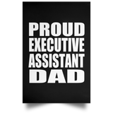 Proud Executive Assistant Dad - Poster Portrait