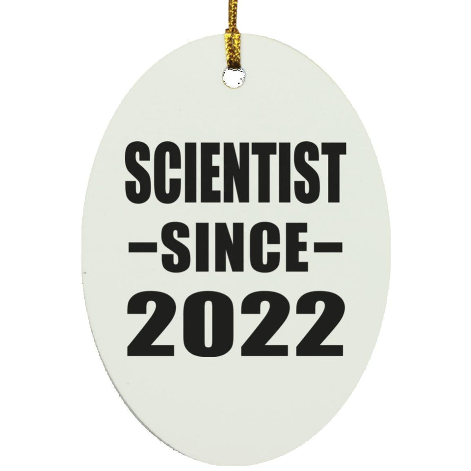 Scientist Since 2022 - Oval Ornament