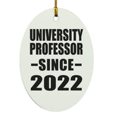 University Professor Since 2022 - Oval Ornament