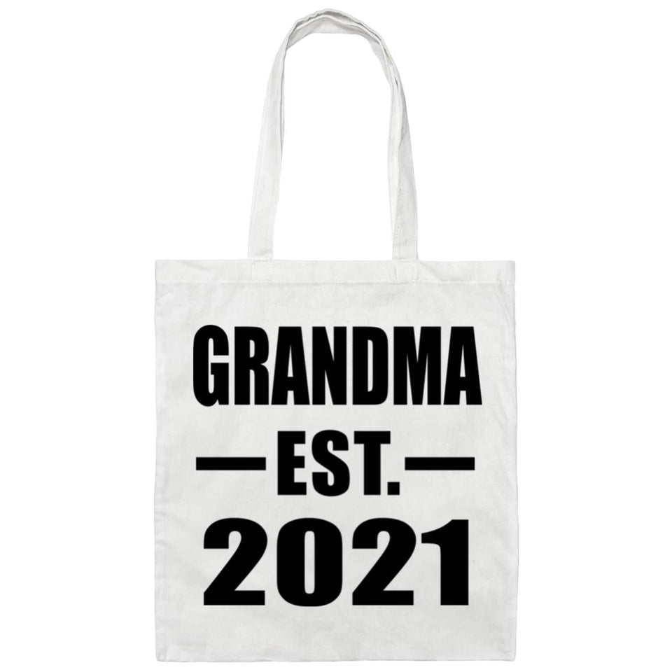 Grandma Established EST. 2021 - Tote Bag White