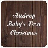 Audrey Baby's First Christmas - Drink Coaster D