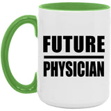 Future Physician - 15oz Accent Mug Green