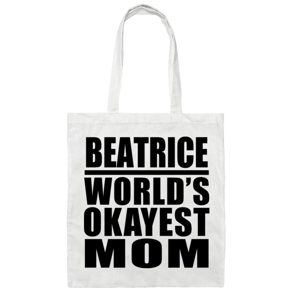 Beatrice World's Okayest Mom - Tote Bag White