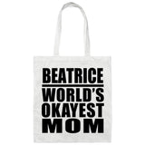 Beatrice World's Okayest Mom - Tote Bag White