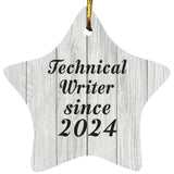 Technical Writer Since 2024 - Star Ornament F