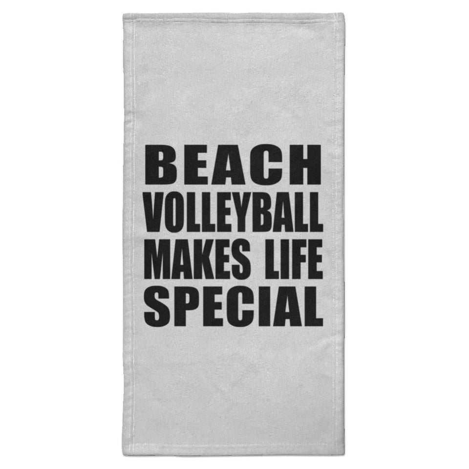 Beach Volleyball Makes Life Special - Hand Towel