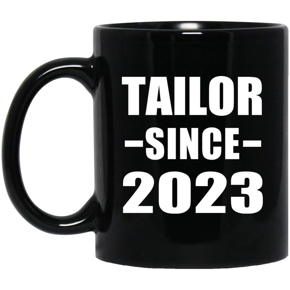 Tailor Since 2023 - 11oz Coffee Mug Black