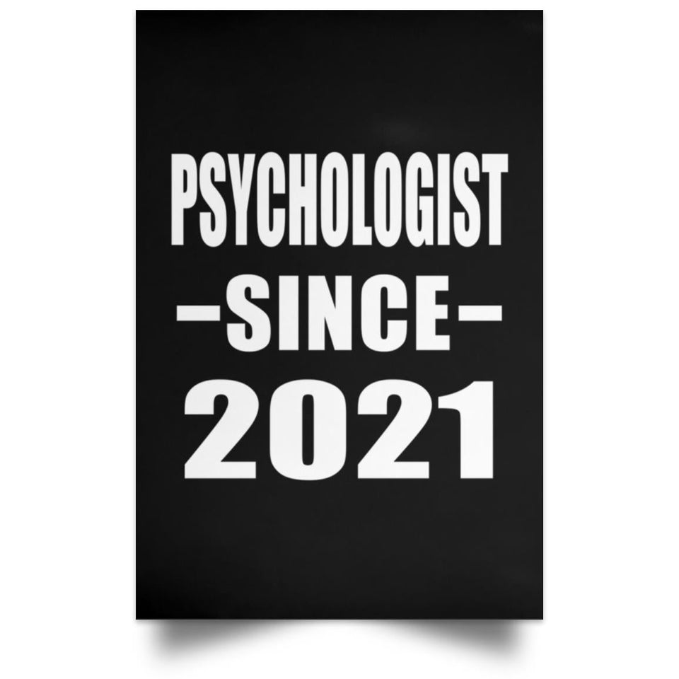Psychologist Since 2021 - Poster Portrait