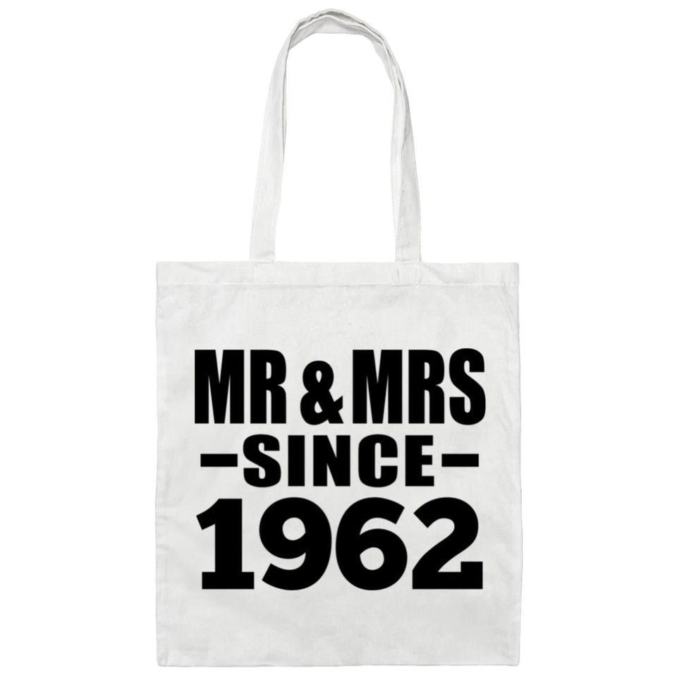 62nd Anniversary Mr & Mrs Since 1962 - Tote Bag White