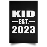 Kid Established EST. 2023 - Poster Portrait