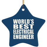 World's Best Electrical Engineer - Star Ornament