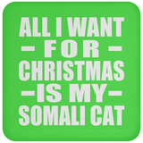 All I Want For Christmas Is My Somali Cat - Coaster