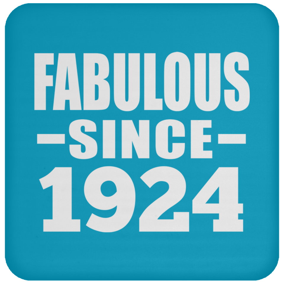 100th Birthday Fabulous Since 1924 - Drink Coaster