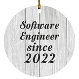 Software Engineer Since 2022 - Circle Ornament F