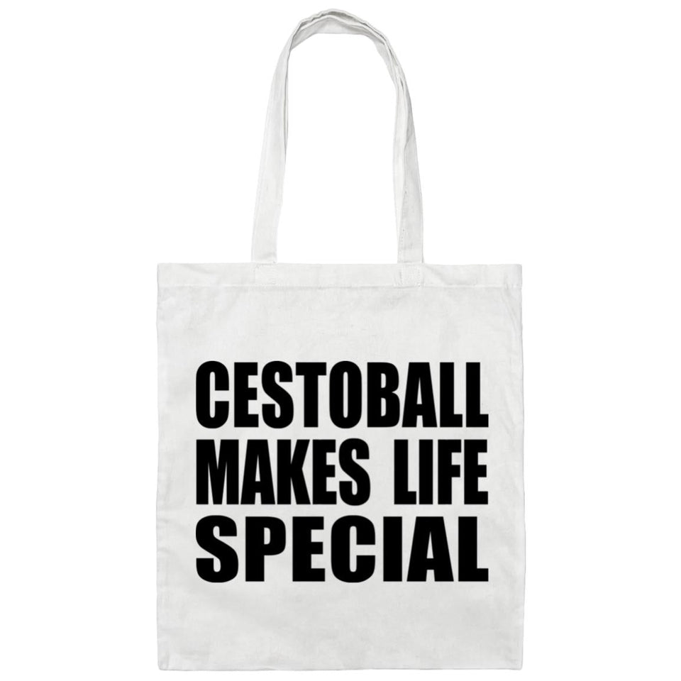Cestoball Makes Life Special - Tote Bag White