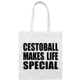 Cestoball Makes Life Special - Tote Bag White
