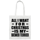 All I Want For Christmas Is My Biewer Terrier - Tote Bag White