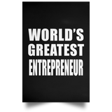 World's Greatest Entrepreneur - Poster Portrait