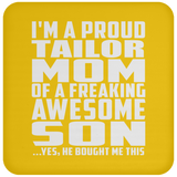 Proud Tailor Mom Of Awesome Son - Drink Coaster