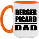 Berger Picard Dad - 15oz Accent Mug Orange