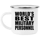 World's Best Military Personnel - 12oz Camping Mug