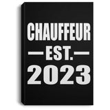 Chauffeur Established EST. 2023 - Canvas Portrait