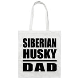 Siberian Husky Dad - Tote Bag White