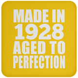 96th Birthday Made In 1928 Aged to Perfection - Drink Coaster