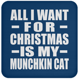 All I Want For Christmas Is My Munchkin Cat - Coaster