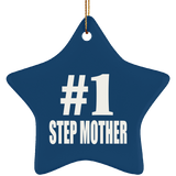 Number One #1 Step Mother - Star Ornament