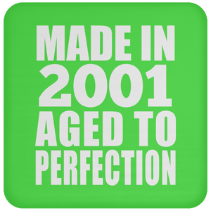 23rd Birthday Made In 2001 Aged to Perfection - Drink Coaster