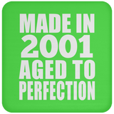 23rd Birthday Made In 2001 Aged to Perfection - Drink Coaster