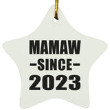 Mamaw Since 2023 - Star Ornament