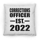 Corrections Officer Established EST. 2022 - Throw Pillow