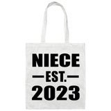 Niece Established EST. 2023 - Tote Bag White