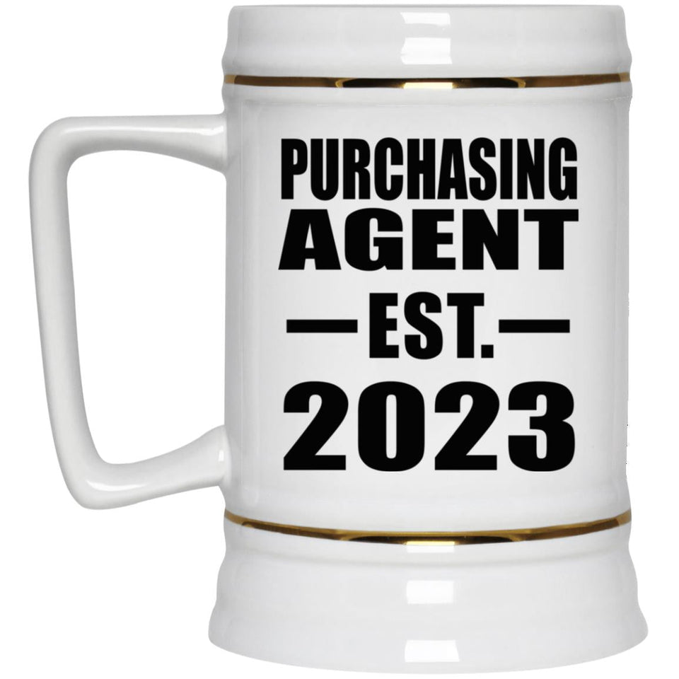Purchasing Agent Established EST. 2023 - Beer Stein