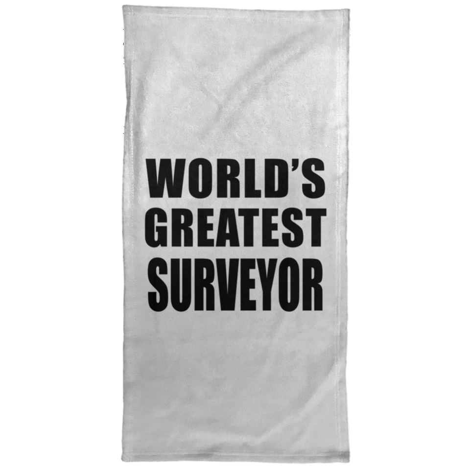 World's Greatest Surveyor - Hand Towel