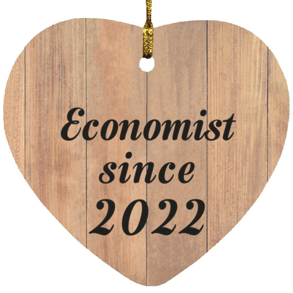 Economist Since 2022 - Heart Ornament C